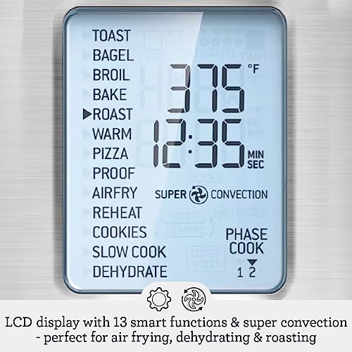 Breville BOV900BSS Smart Oven Air Fryer Pro and Convection Oven, Brushed Stainless Steel