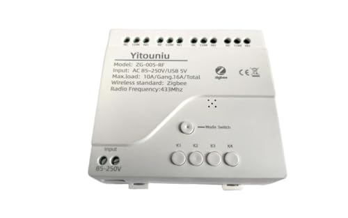 4CH USB5V Wireless Smart Switch Relay Module | Smart Life Application | Access Control Remote Control | Pointing Self-Locking Mode | Home Security | iOS Android Application