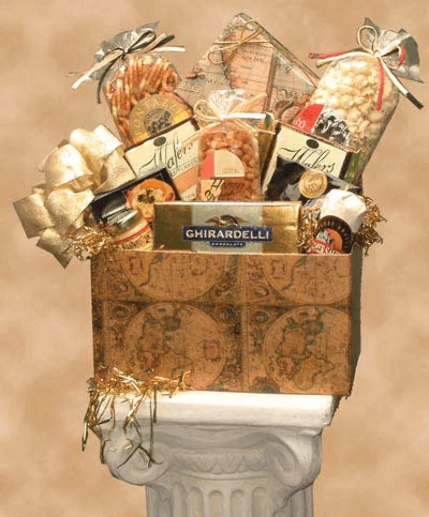 Gift Basket Dropshipping Classic Globe Gift Box Medium