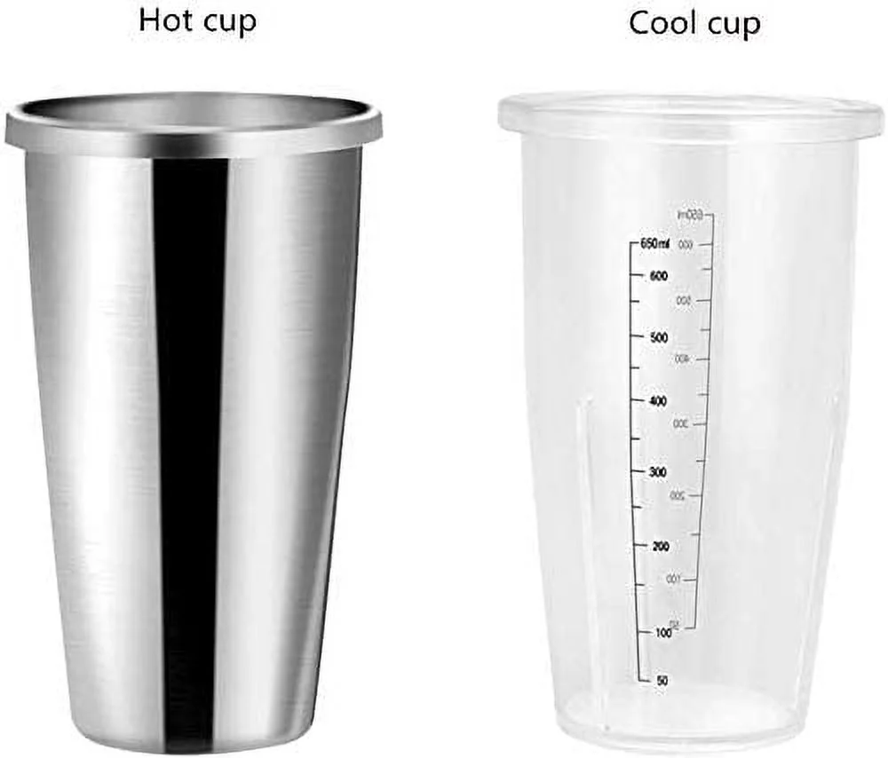 OUKANING 560W Commercial Double Head Milkshake Maker Shaker Drink Mixer Blender 2 Speed