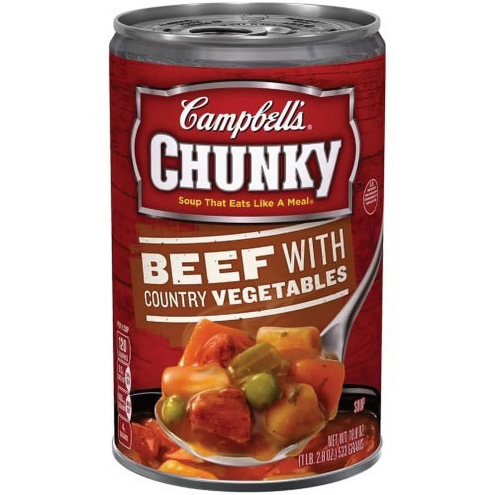 Campbell's Chunky Beef & Country Vegetables Soup (Pack of 2)