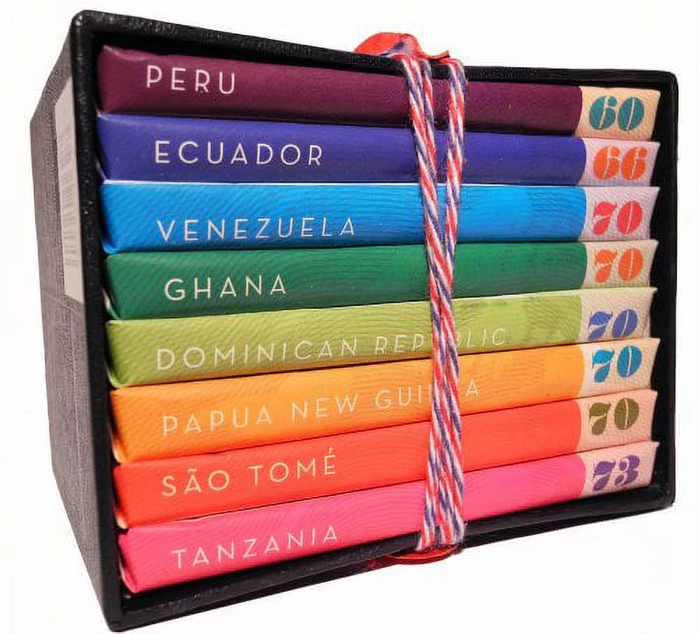 Trader Joe's Chocolate Passport Single Origin 8x 45g bars