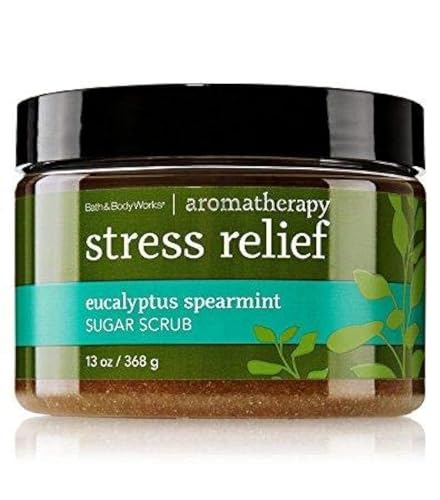 Bath & Body Works Eucalyptus Spearmint Stress Relief Sugar Body Scrub 13 Ounce