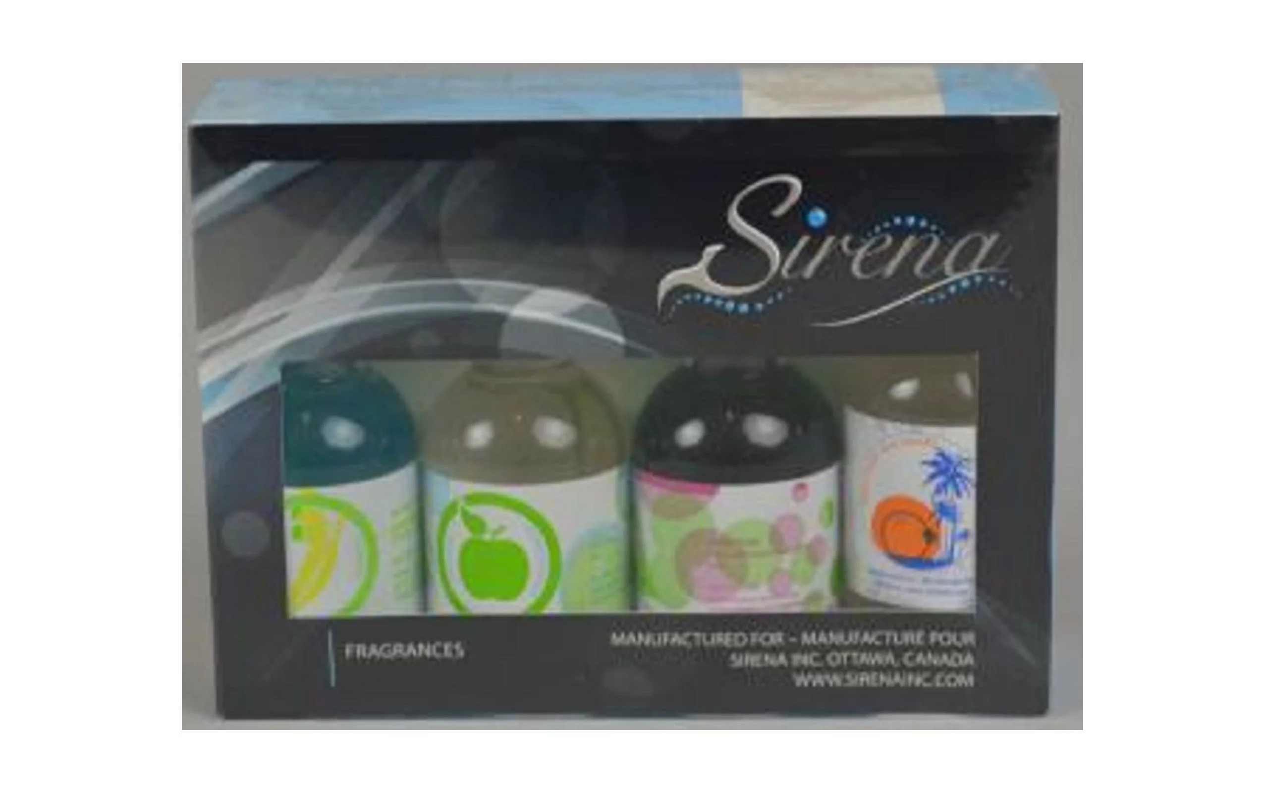 Sirena Fragrance Pack, 4 Scents - Apple, Pine, Tropical, Eucalyptus - FRAG1