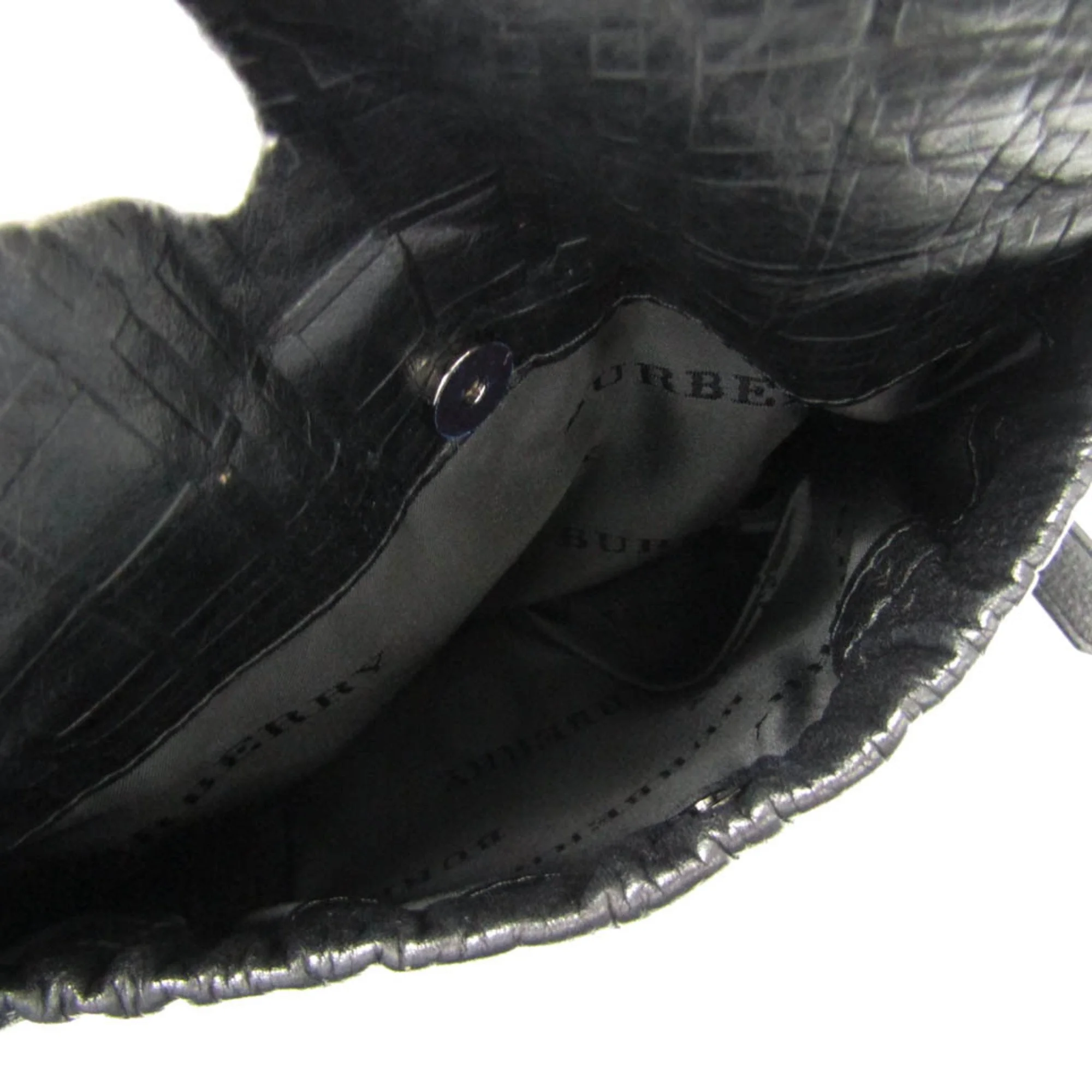 Pre-Owned Burberry Women's Leather Shoulder Bag Black (Good)