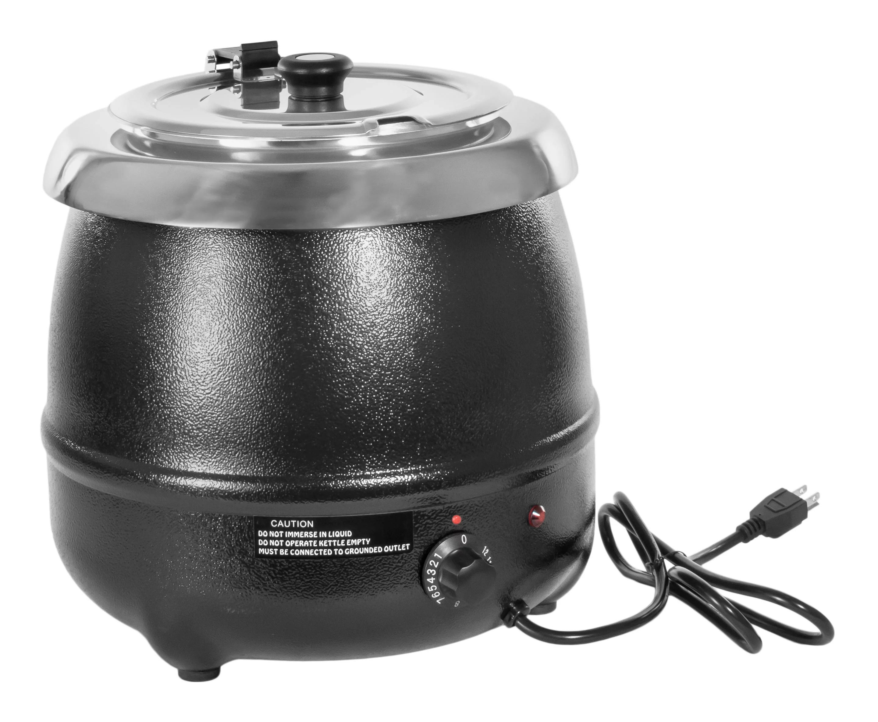 Commercial 10-1/2 qt. Black Soup Kettle, Each