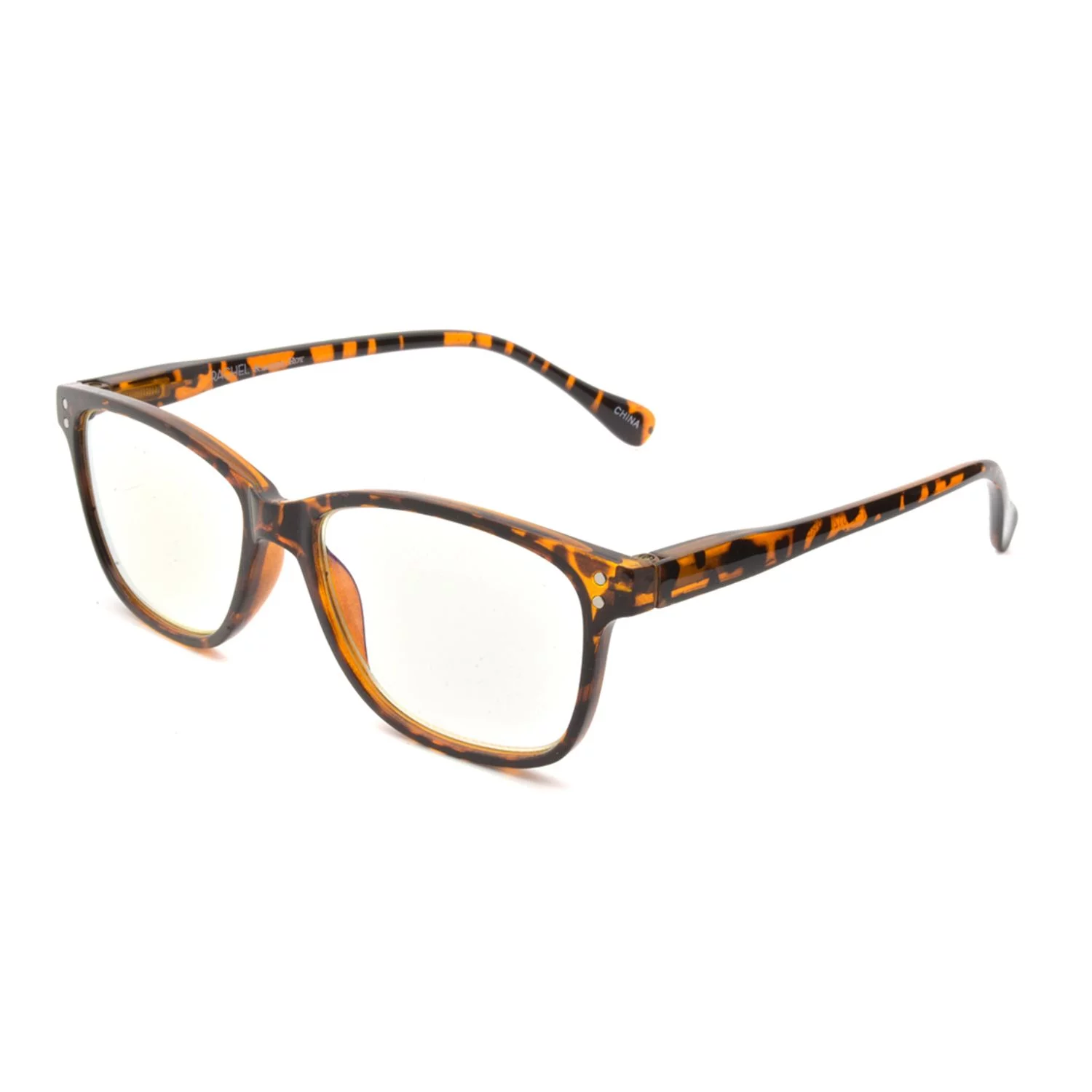 Rachel Rachel Roy 2 Pack Blue Light Reading Glasses, Tortoise Shell/Animal Print, 1.50 Diopter