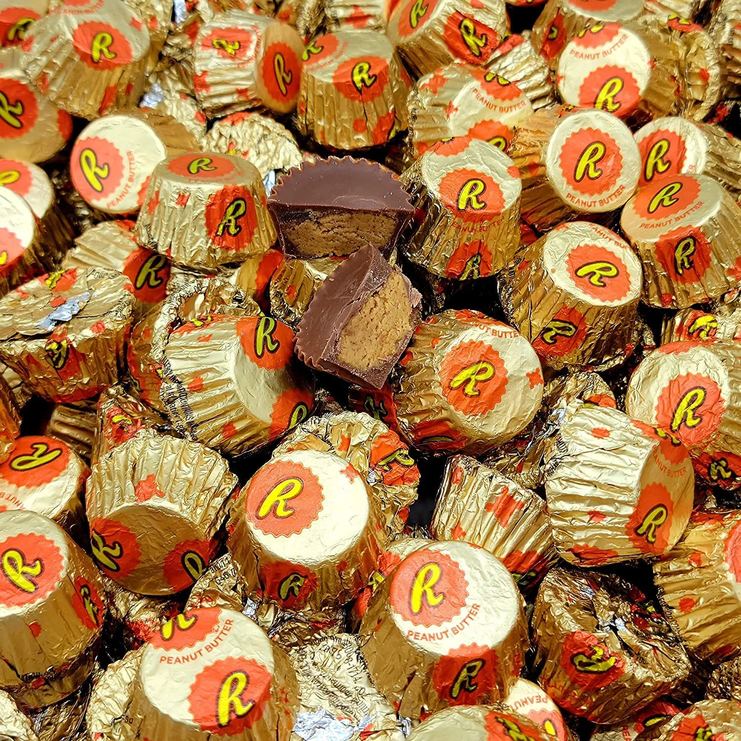 Reeses Butter Miniature Cups - Smooth Butter And Rich Milk Chocolate -Individually Wrapped – Bulk Pack - 2 Pound (Pack Of 1)