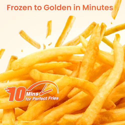 2.1Qt Small Air Fryer - Compact Digital Mini Airfryer with 7-in-1 Presets, 98% Less Oil, Adjustable Temperature & Timer, Shake Reminder, Nonstick, BPA-Free, Dishwasher Safe, Fast & Crispy Cooking