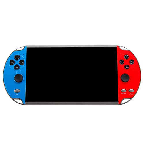 X12 Plus 7 inch Video Game Console Handheld Portable MP5, Built in 1000 Games,16GB Memory, Nostalgic Arcade Game Console with Joystick,Support GBC/GBA/NES/MD/SMC/SFC