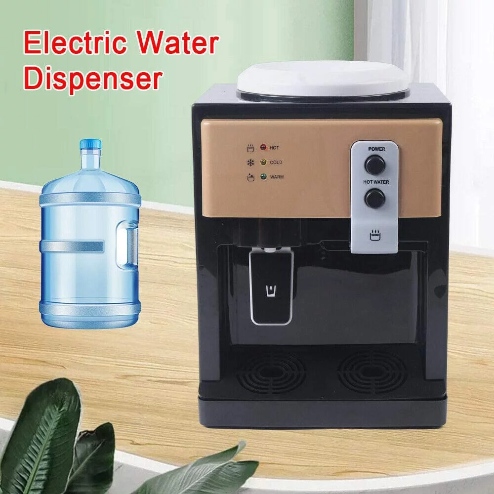 Miumaeov Hot and Cool Water Cooler Electric Water Dispenser Top Loading Freestanding Home