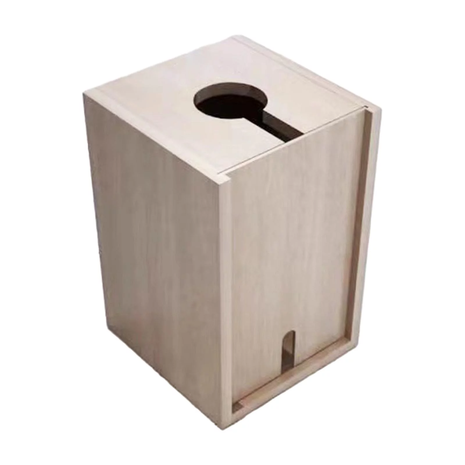 Paint Cup Pots Wooden Shelf, Paints Container Wood Box Paints Box Organizer Case Paint Bucket Stand Organization for Oil Painting, Home, Schools