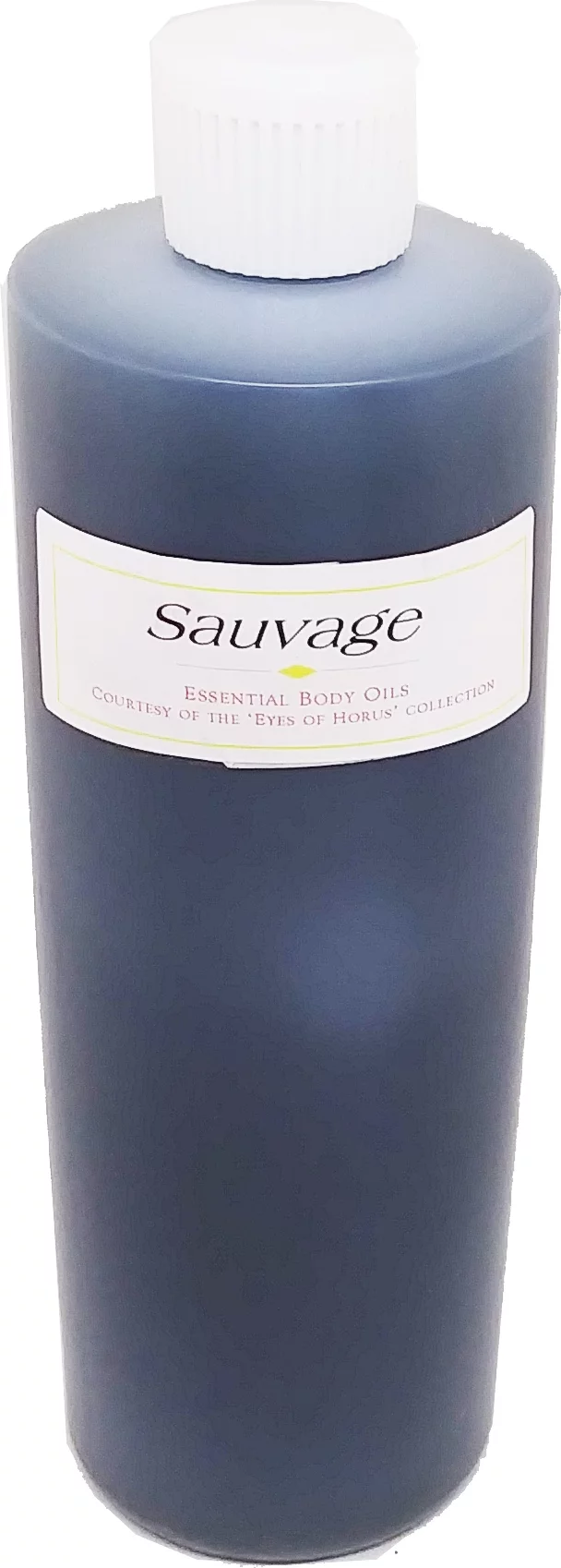 Sauvage - Type For Men Cologne Body Oil Fragrance [Flip Cap - HDPE Plastic - Dark Grey - 1 lb.]