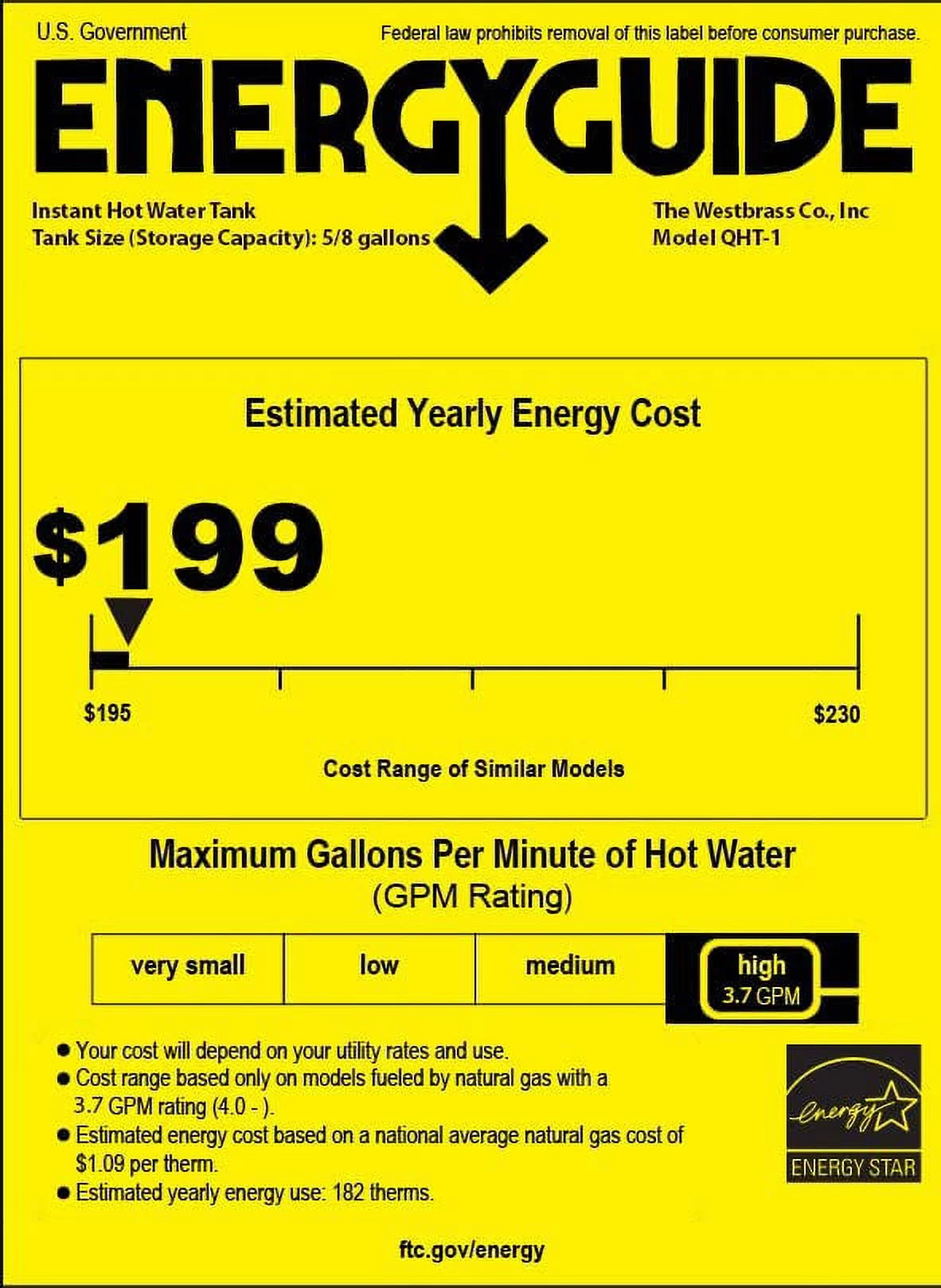 Westbrass D271H-12 Velosah 9