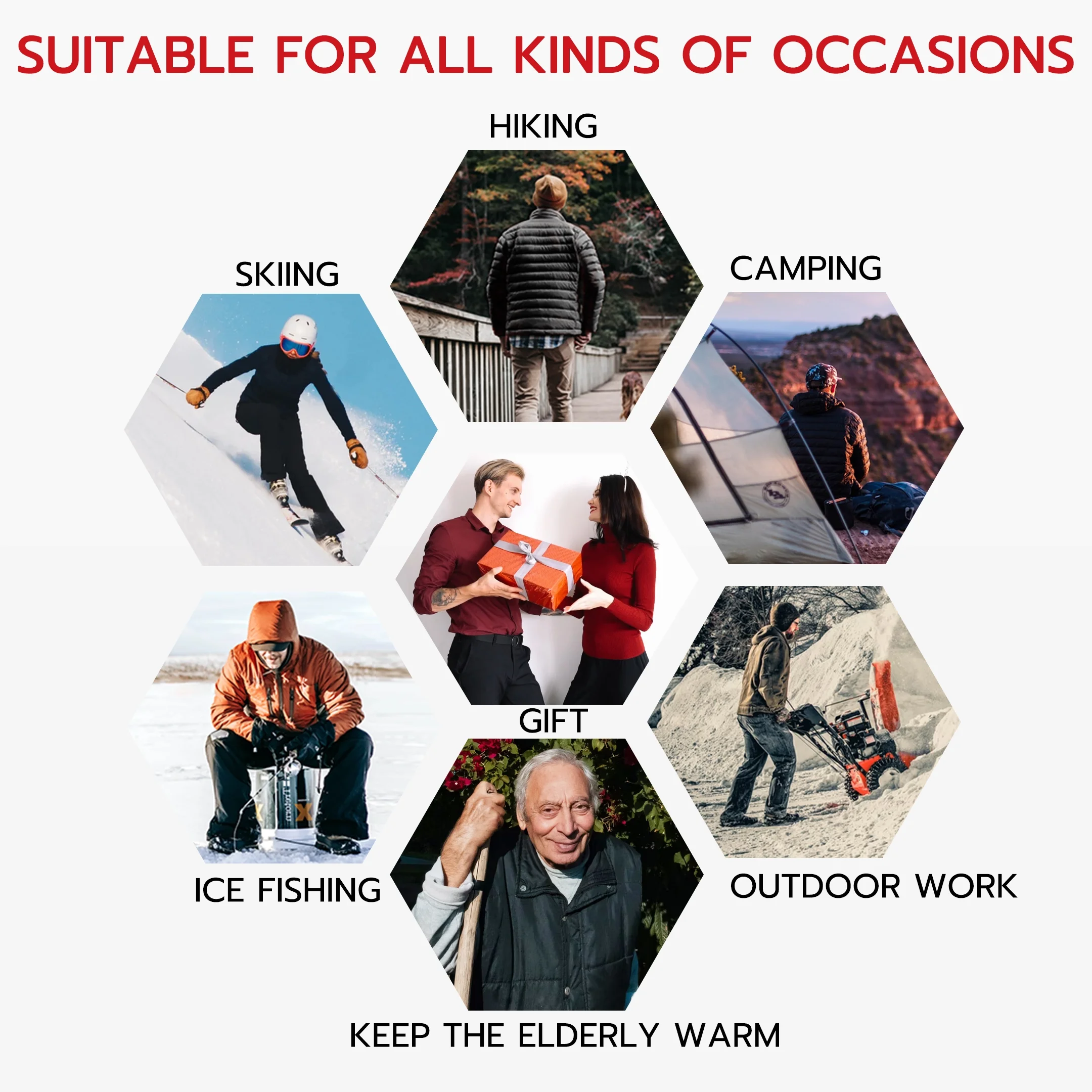 SAILWIND Men's Lightweight Heated Vest Smart Electric Rechargeable Jacket With Removable Hood (Battery Included)