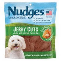 Nudges Health and Wellness Chicken Jerky Dog Treats, 36 Oz
