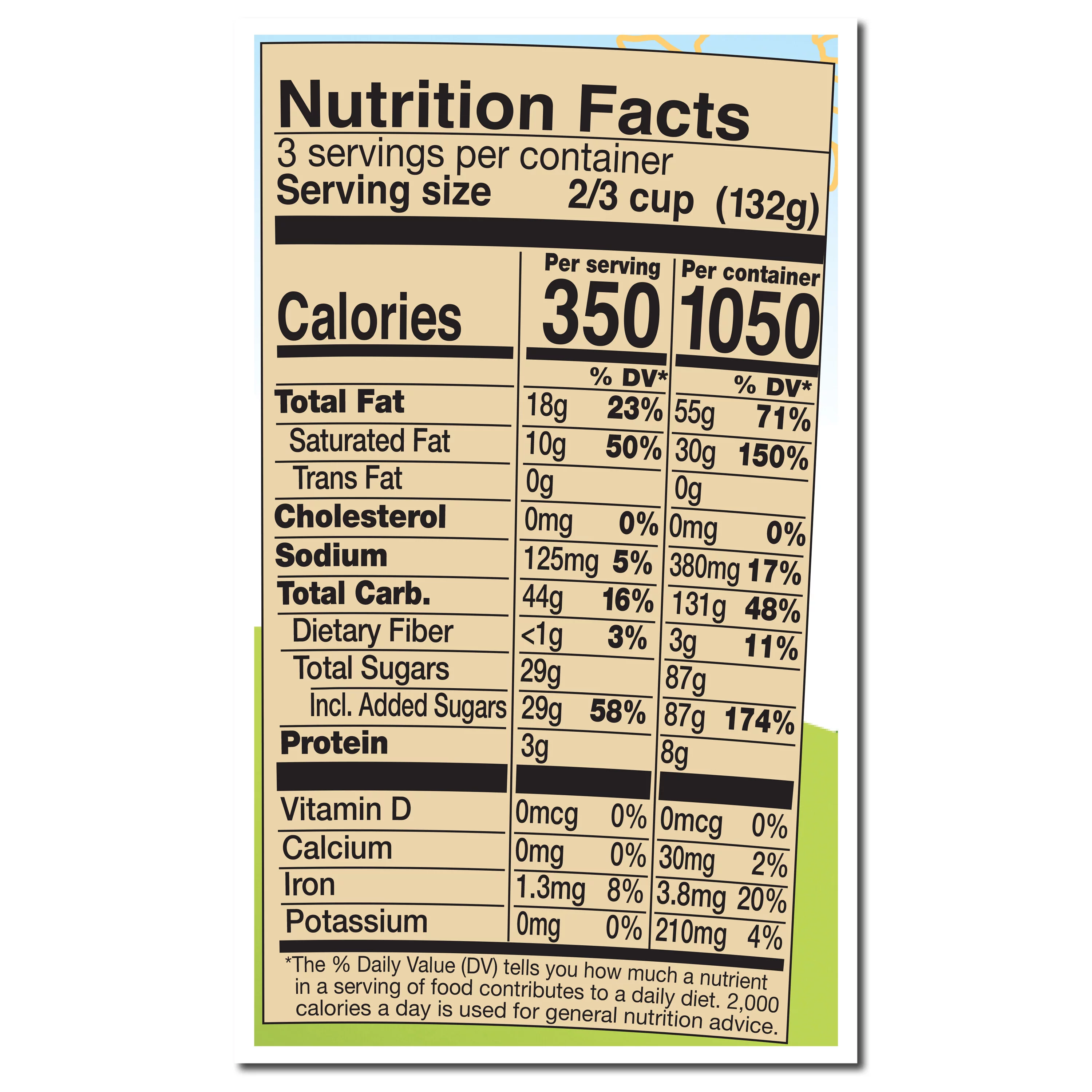 Ben and Jerry's Milk and Cookies Non Dairy Ice Cream, 1 Pint -- 8 per Case.