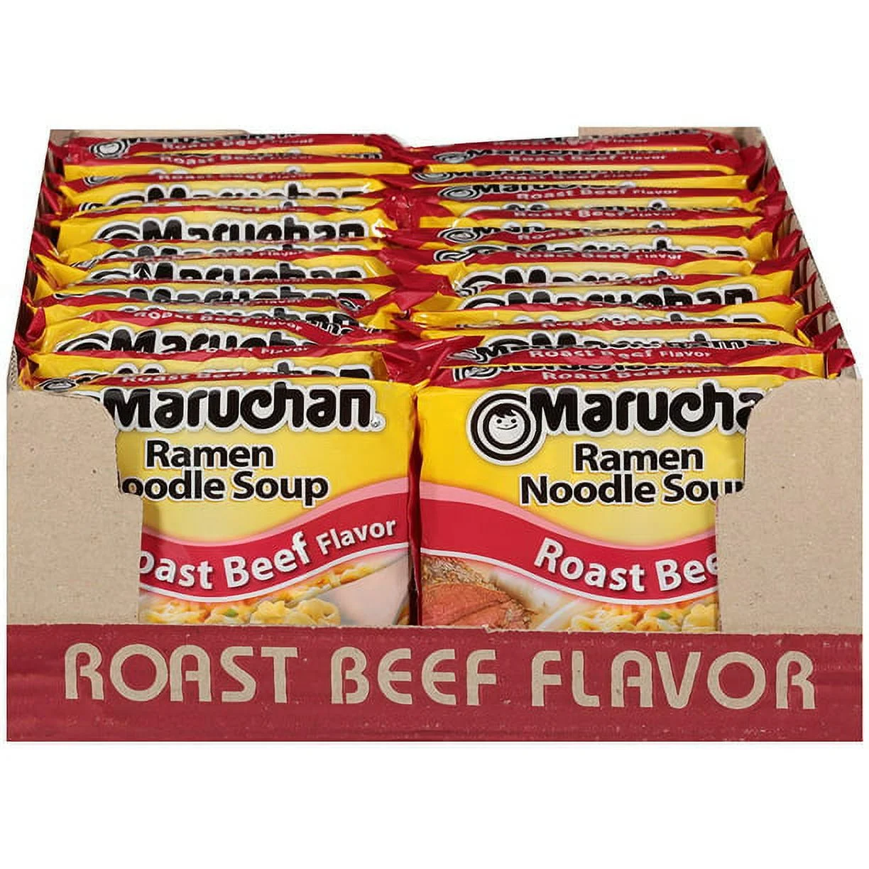 Maruchan Ramen Roast Beef, 3 Ounce (Pack of 30)