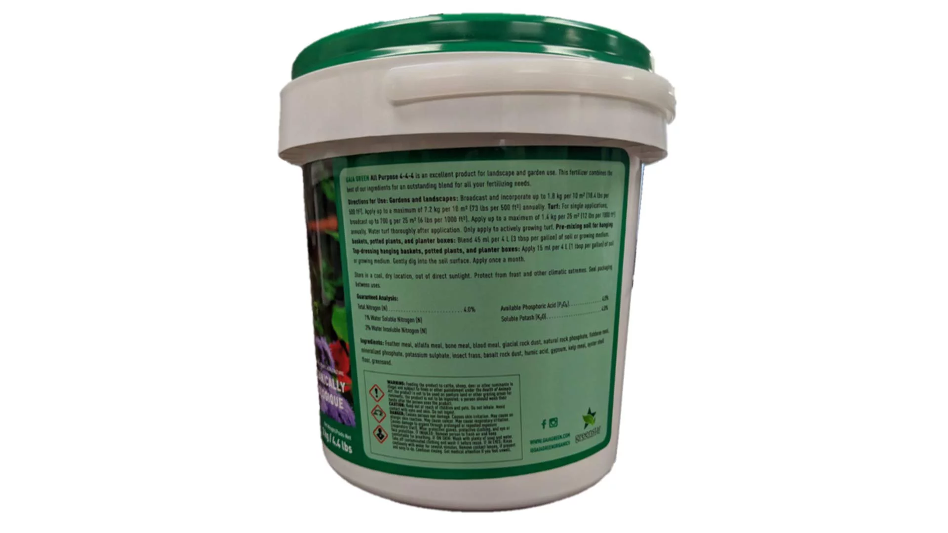Gaia Green Organic 4-4-4 All Purpose Fertilizer 2kg