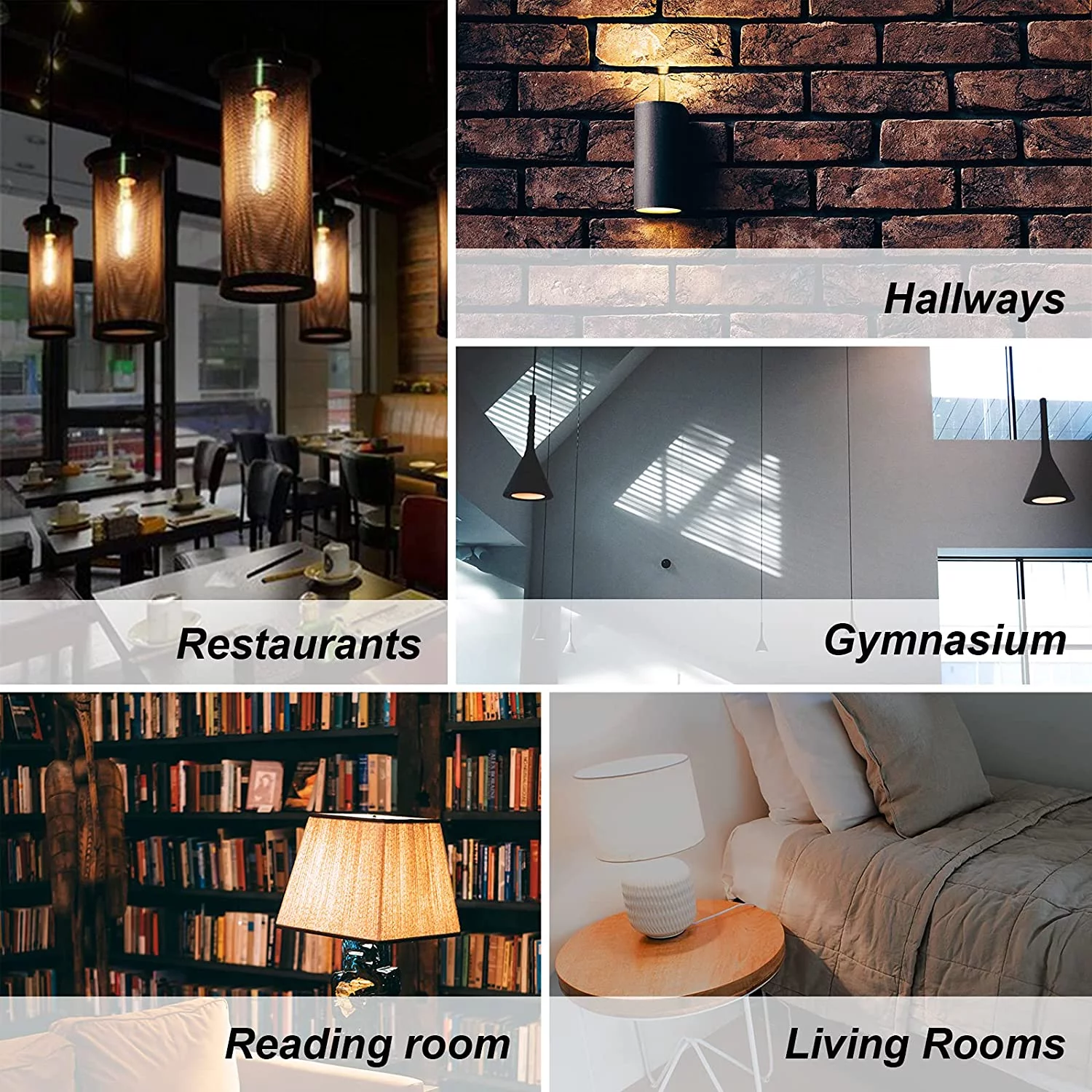 T6 E12 2W Dimmable LED Edison Tubular Candelabra Light Bulb 25W Incandescent Replacement 2700K Warm White, 6-Pack