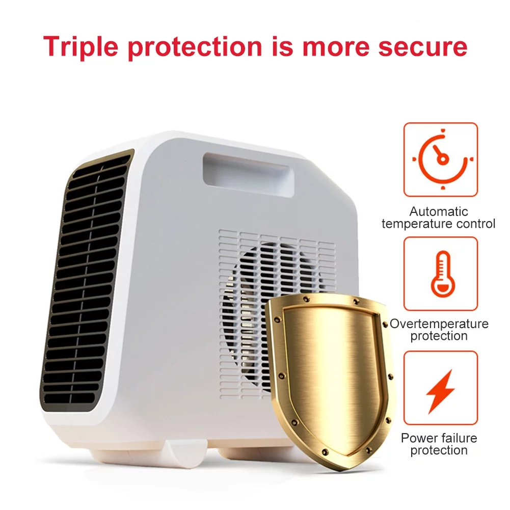 Portable High-Power Desktop Heater - Efficient Home Appliance for Bedroom & Office Space
