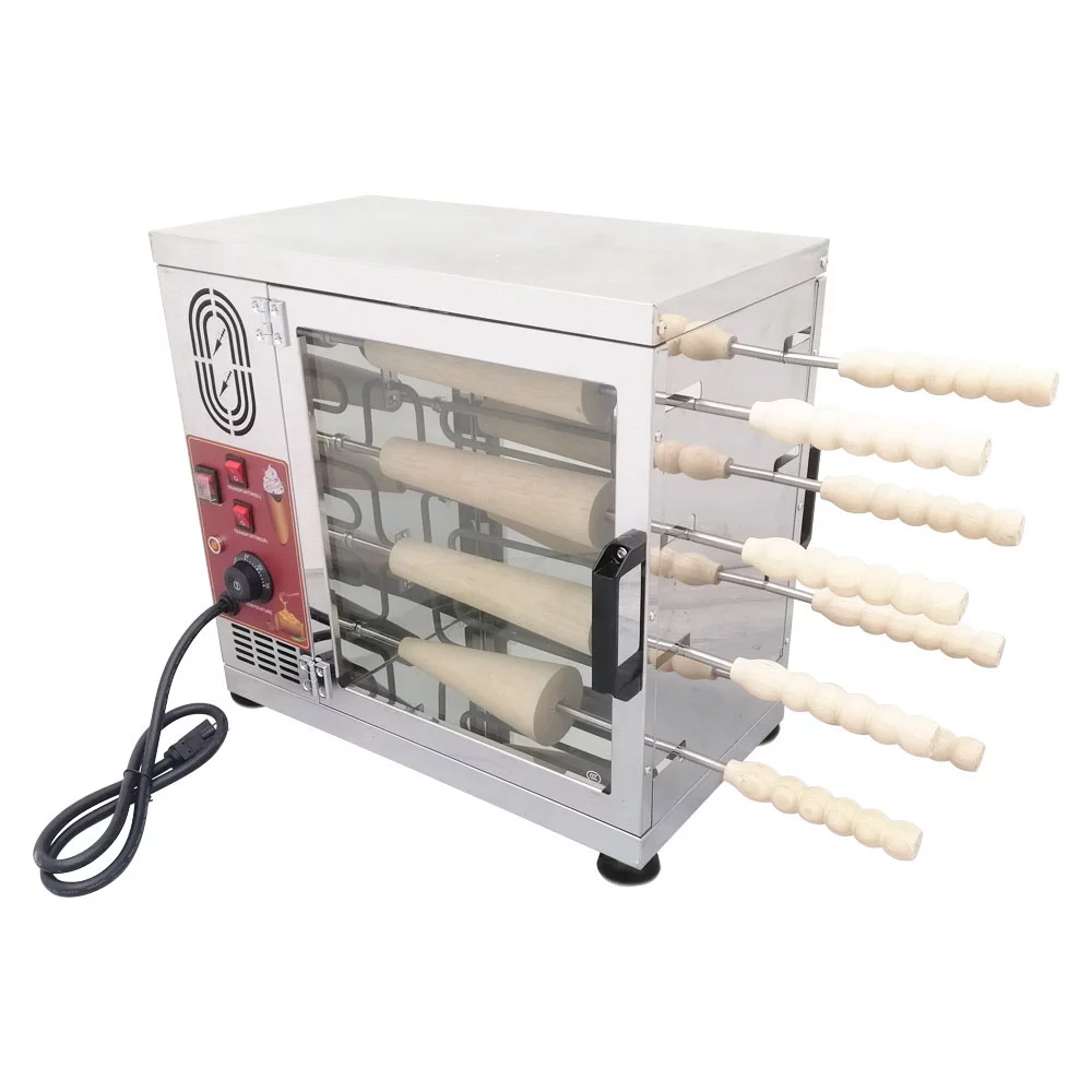 Techtongda Chimney Cake Roll Maker Chimney Toaster Cooking Bread Oven Bakery Ovens 16 Rollers Kitchen