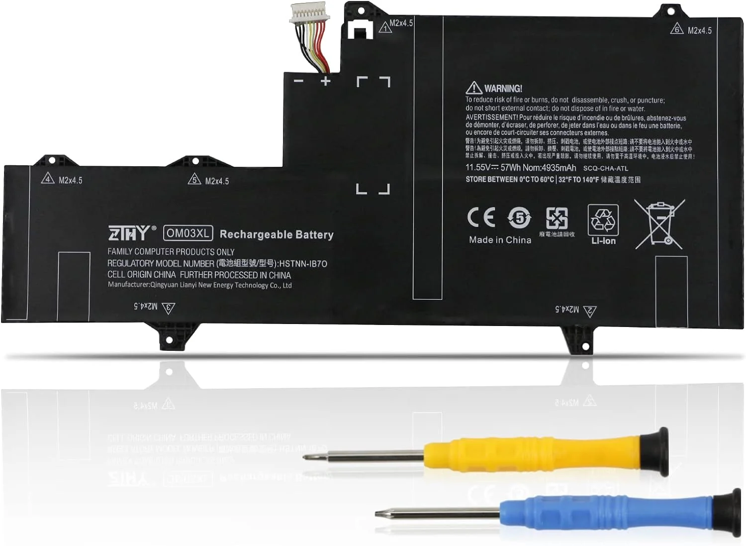 OM03XL 863280-855 Laptop y Replacement for HP EliteBook X360 1030 G2 13.3