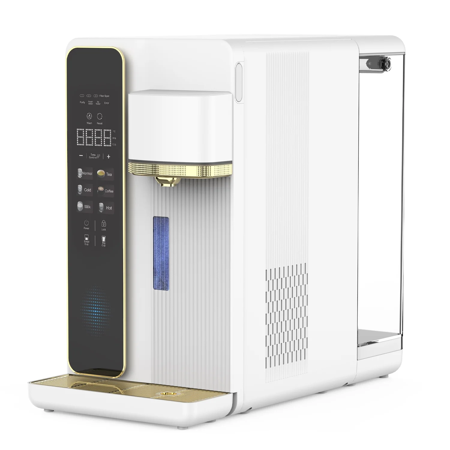 TRITON H2O Countertop Reverse Osmosis System, 5 Stage Purification, Hot and Cold Water Dispenser, RO Filtration, 3:1 Pure to Drain, Purified Tap Water, Portable Water Purification for Home