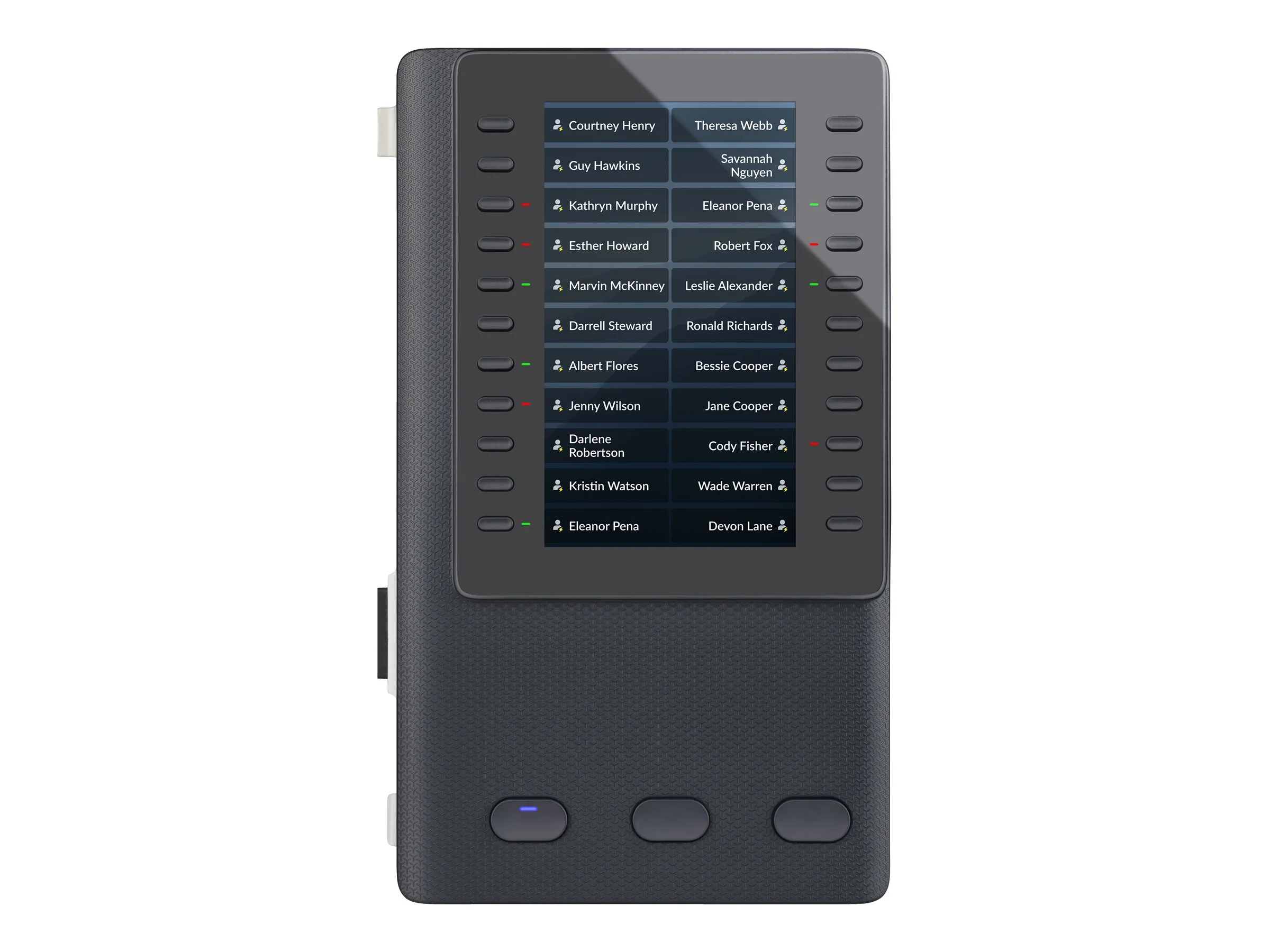 Poly Edge E Expansion Module - Key expansion module for VoIP phone - 22 multifunctional line keys - for Poly Edge E400, E500