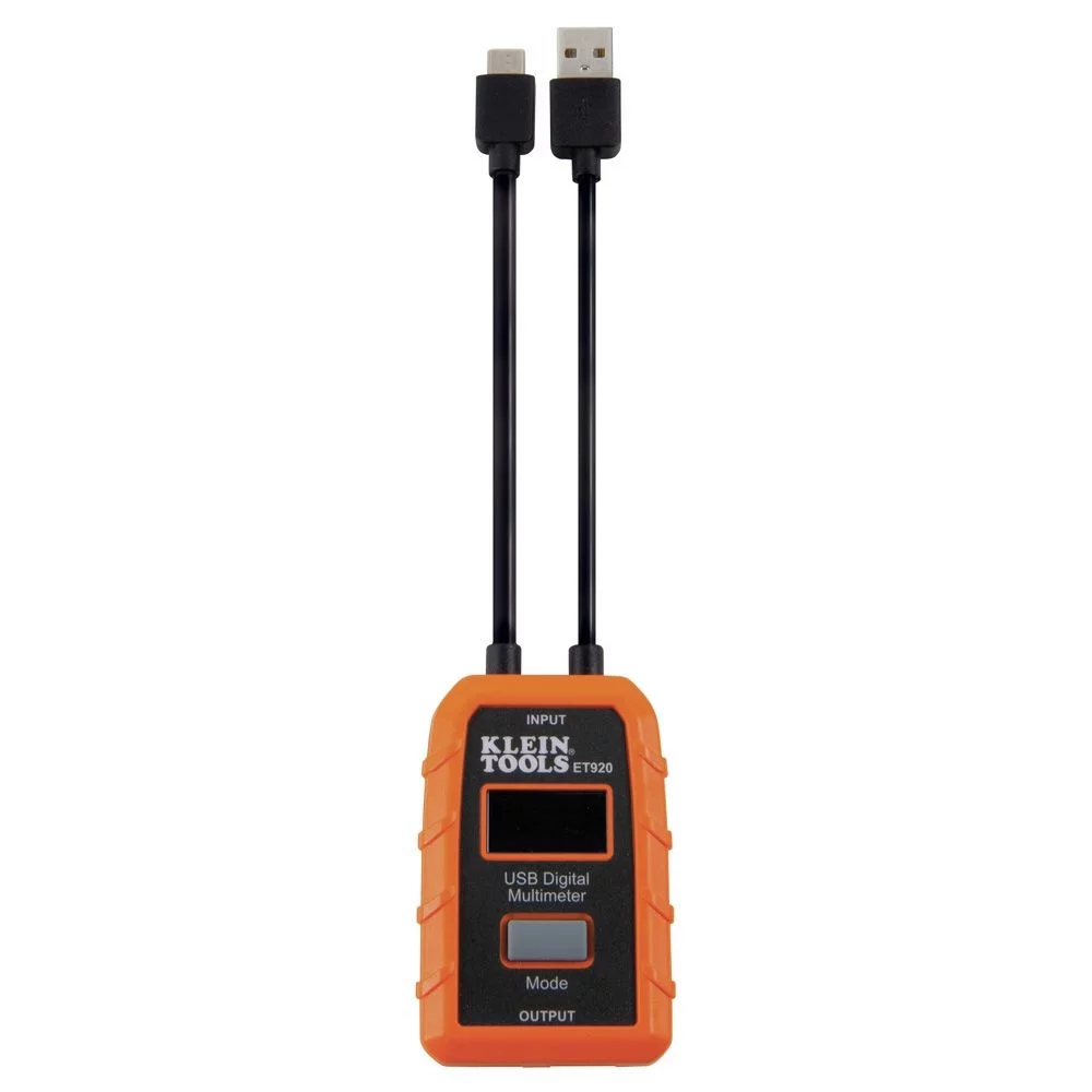 Klein Tools ET920 USB-A and USB-C Digital Meter