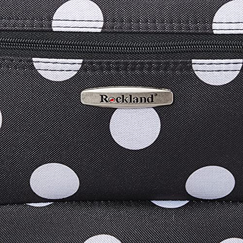 Rockland Fashion Expandable Softside Upright Luggage Set, Charcoal, 2-Piece (14/19)
