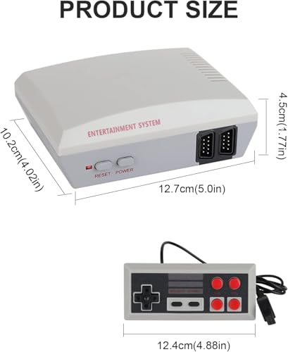TV Retro Game Console with 300+ Classic Games and 2 Wired Controllers