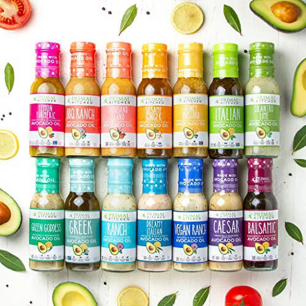 Primal Kitchen Green Goddess Dressing and Marinade with Avocado Oil, 8 Ounce -- 6 per case