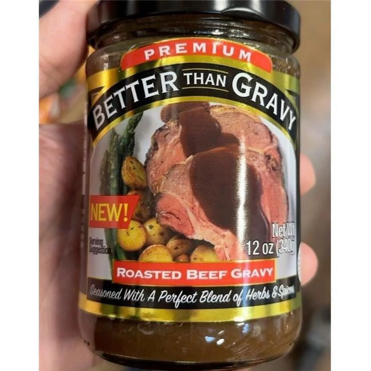 Better Than Gravy 2203202 12 oz Roast Beef Seasoning Mix - Pack of 12