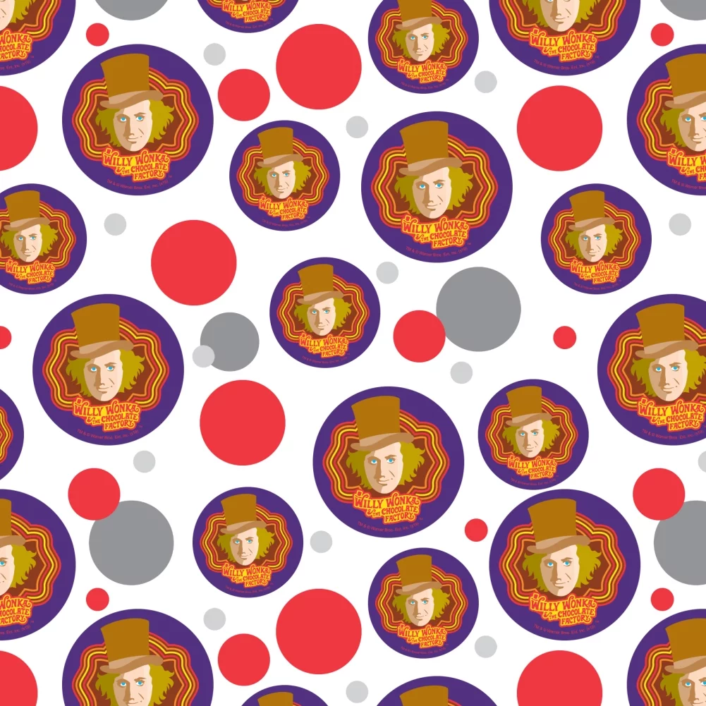 Willy Wonka and the Chocolate Factory Willy Wonka Premium Gift Wrap Wrapping Paper Roll