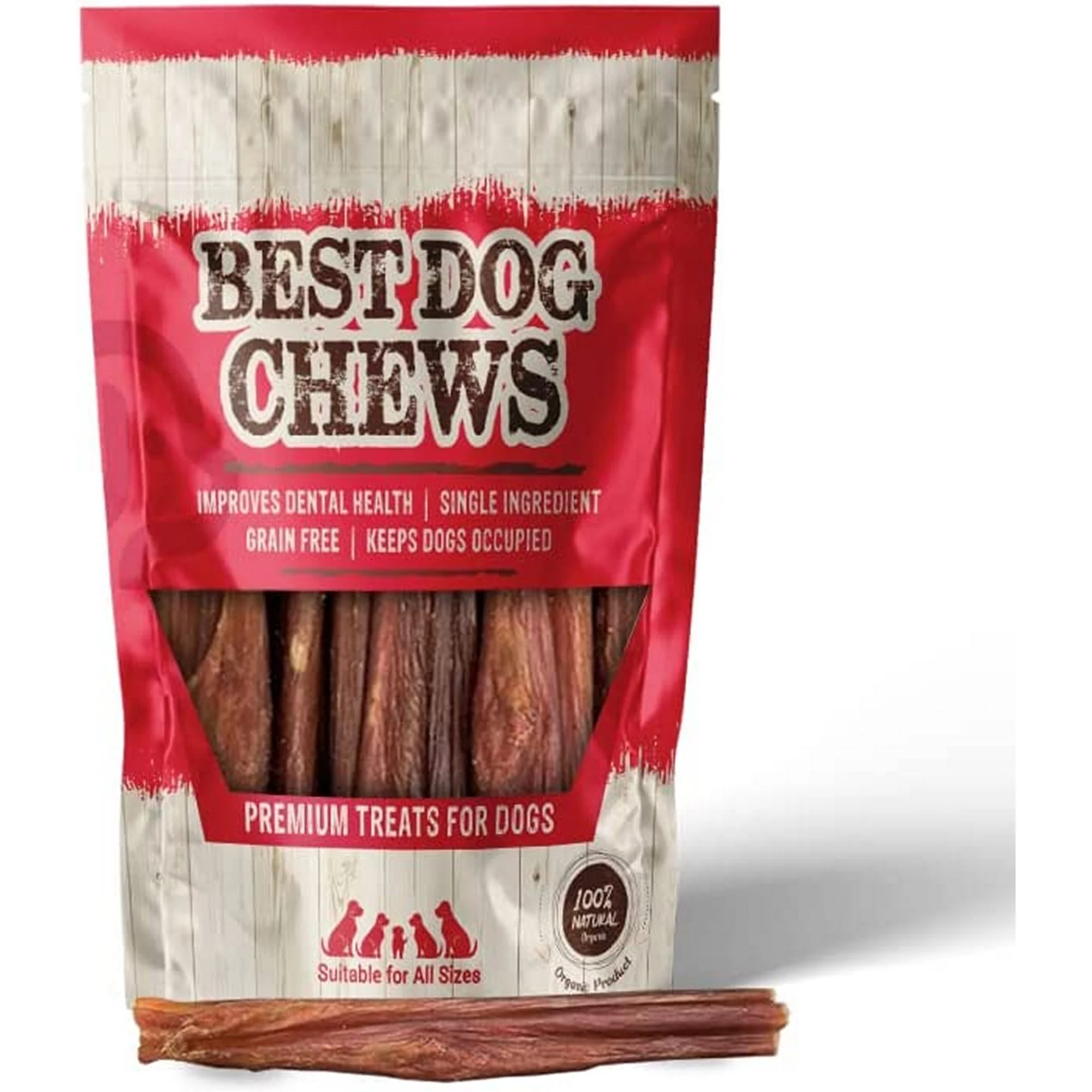 Best Dog Chews - Premium Beef Bladder Sticks for Dogs-6