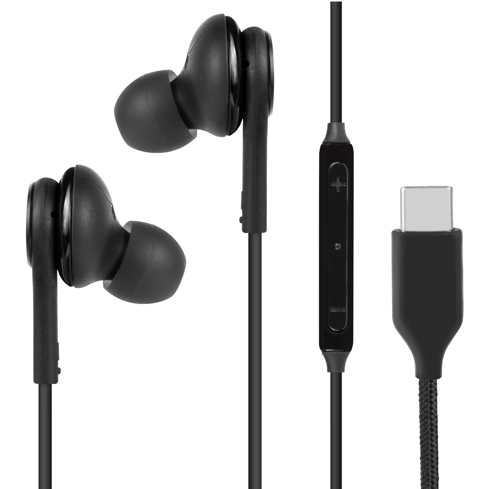 Fast Adaptive Wall Adapter 25W Type C UL Certified Charger for Samsung Galaxy S20 5G with 4FT (1.2M) UrbanX USB C PD Charging and Data Transfer Cable and USB Type C Headphones – 3 Items