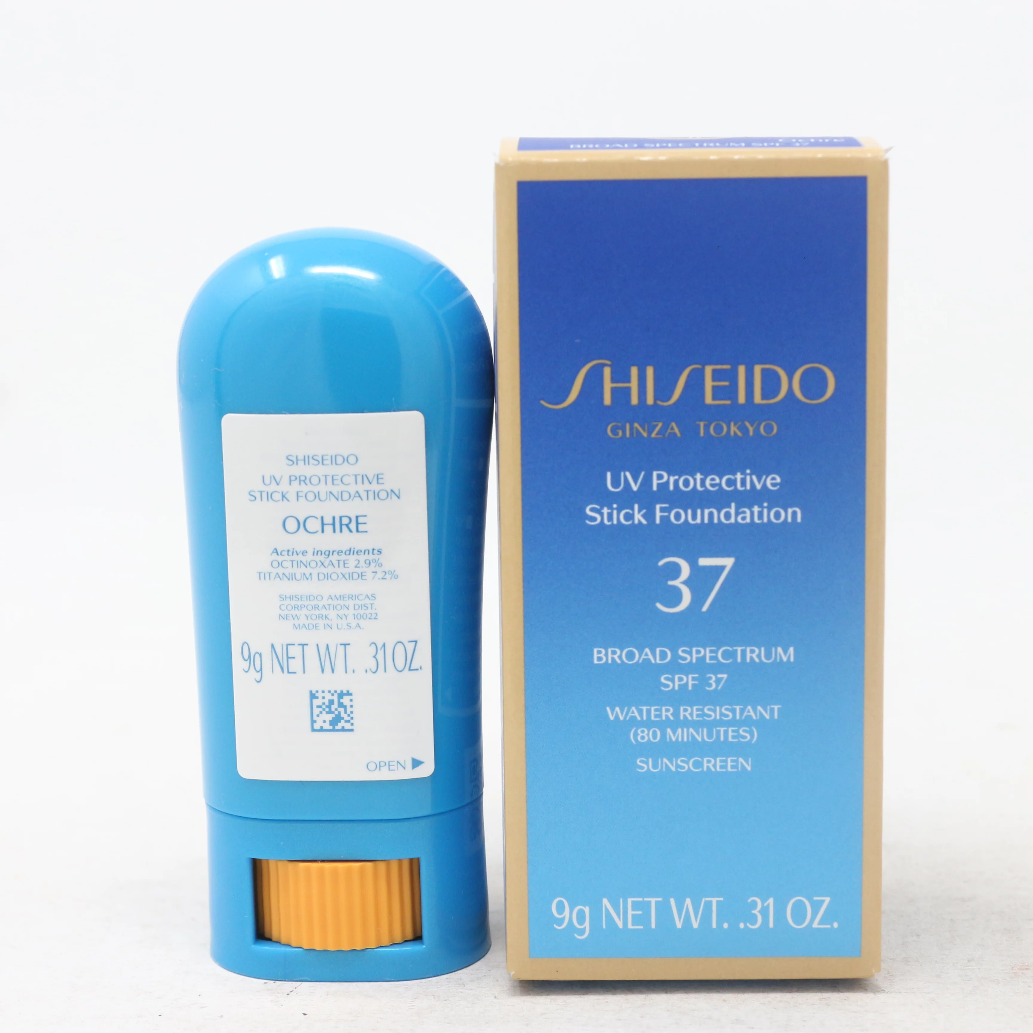 Shiseido Sun Ginza Tokyo UV Protective Stick Foundation SPF37 Beige 0.31oz/9g