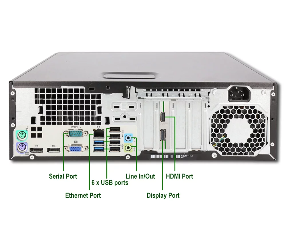 Restored Gaming HP 800G1 Desktop SFF Computer PC Intel Core i5 Processor 8GB Ram 500GB HDD NVIDIA GT 1030 2GB 19