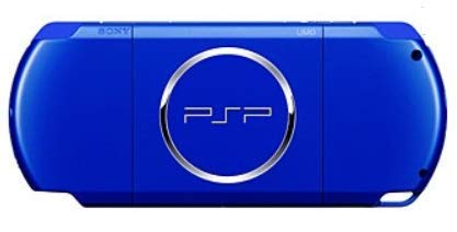 Sony PSP Slim and Lite 3000 Series Handheld Gaming Console with 2 Batteries and Memory Card (Marine Blue) (Renewed)