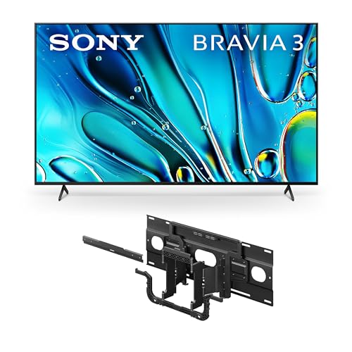 Sony 65-Inch Class 4K Ultra HD BRAVIA 3 LED Smart TV with Google TV Dolby Vision HDR, PS5 Exclusive Features, K-65S30