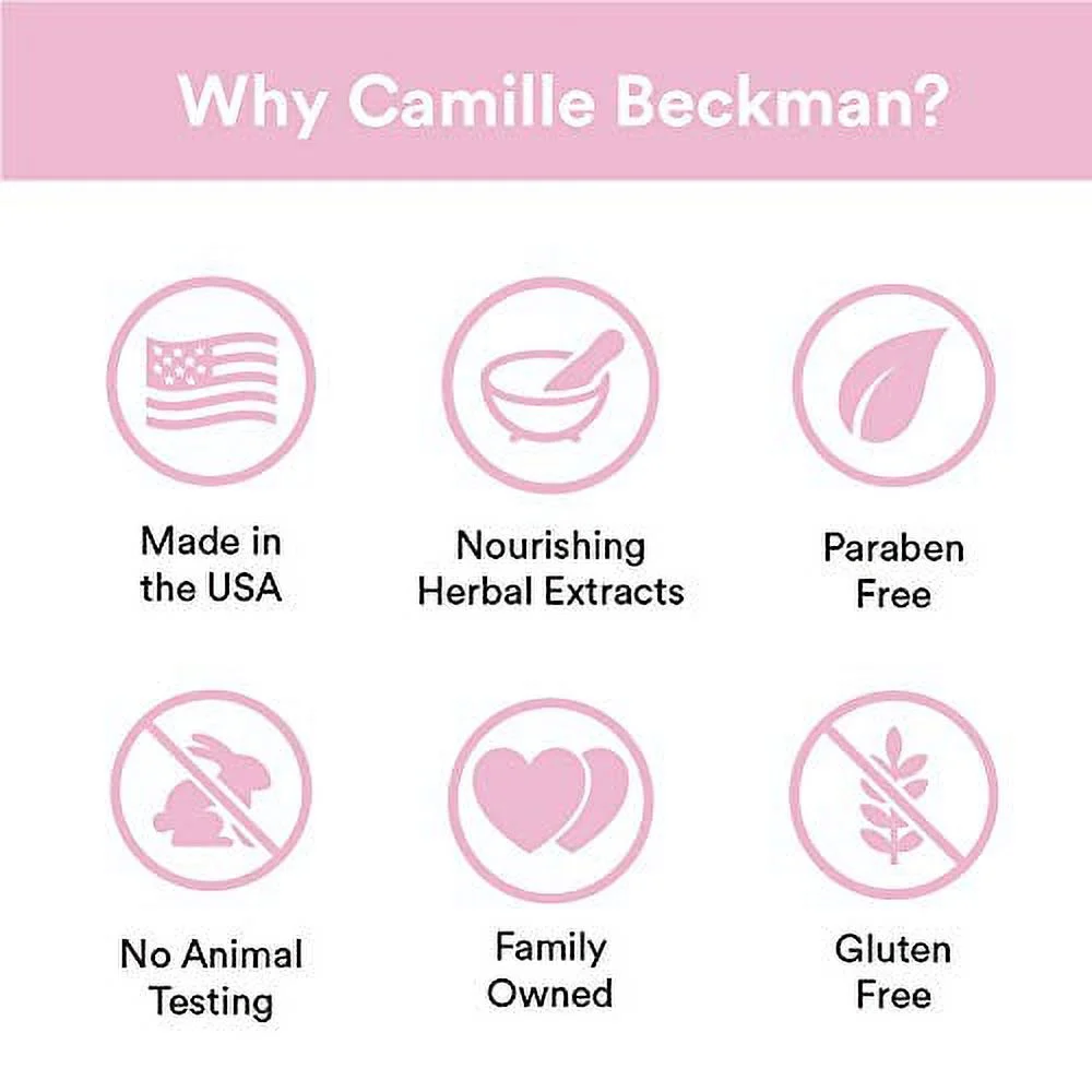 Camille Beckman Silky Body Cream, Glycerine Rosewater, 13 Ounce