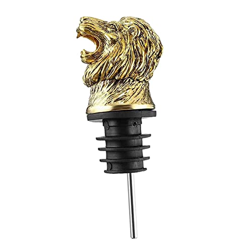 Pourer Aerators Zinc Alloy Animal Stag Head Pourer Stags Head Bottle Pourer Unique Accessories, Lion
