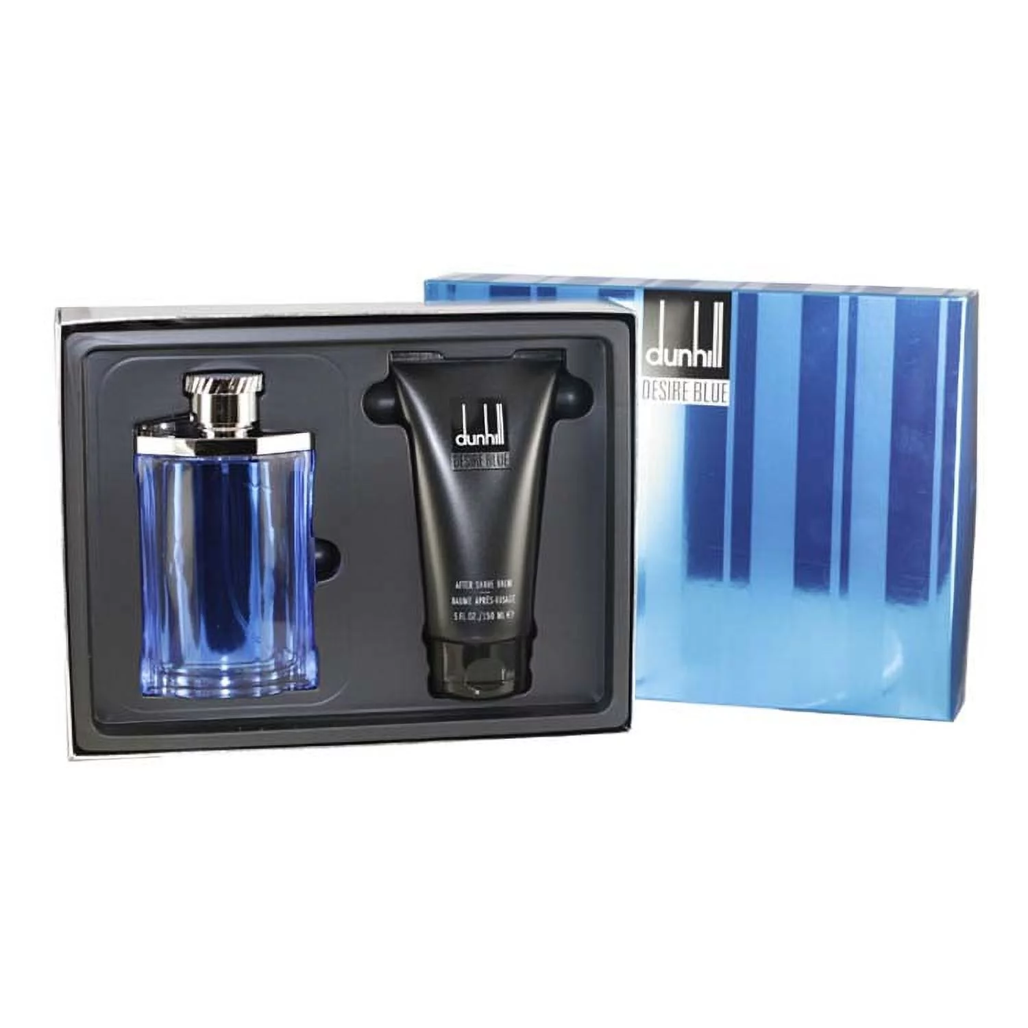 Desire Blue 2 Pc. Gift Set ( Eau De Toilette Spray 3.4 Oz + Aftershave Balm 5.0 Oz) for Men by Alfred Dunhill
