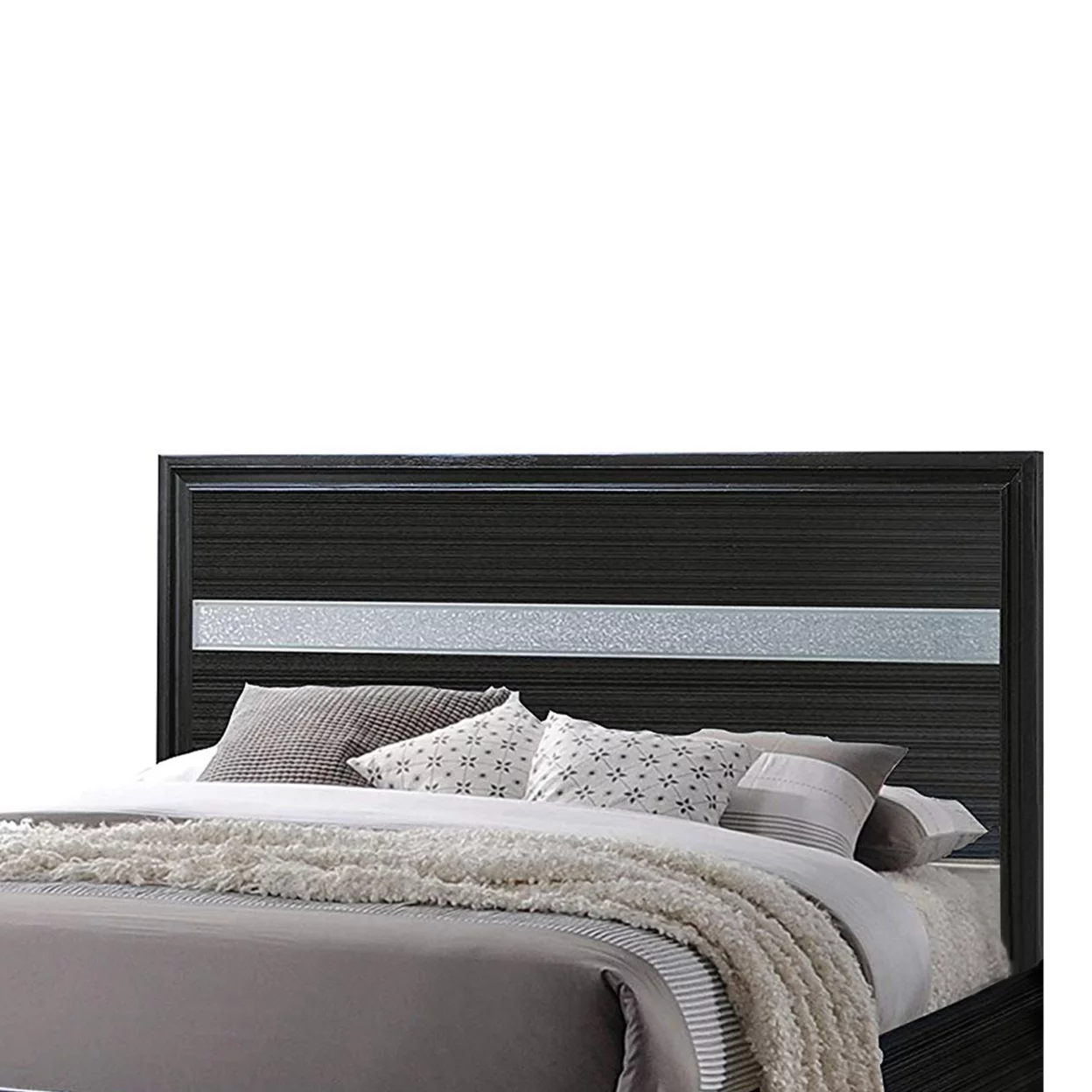 Bed, Twin, Black Finish