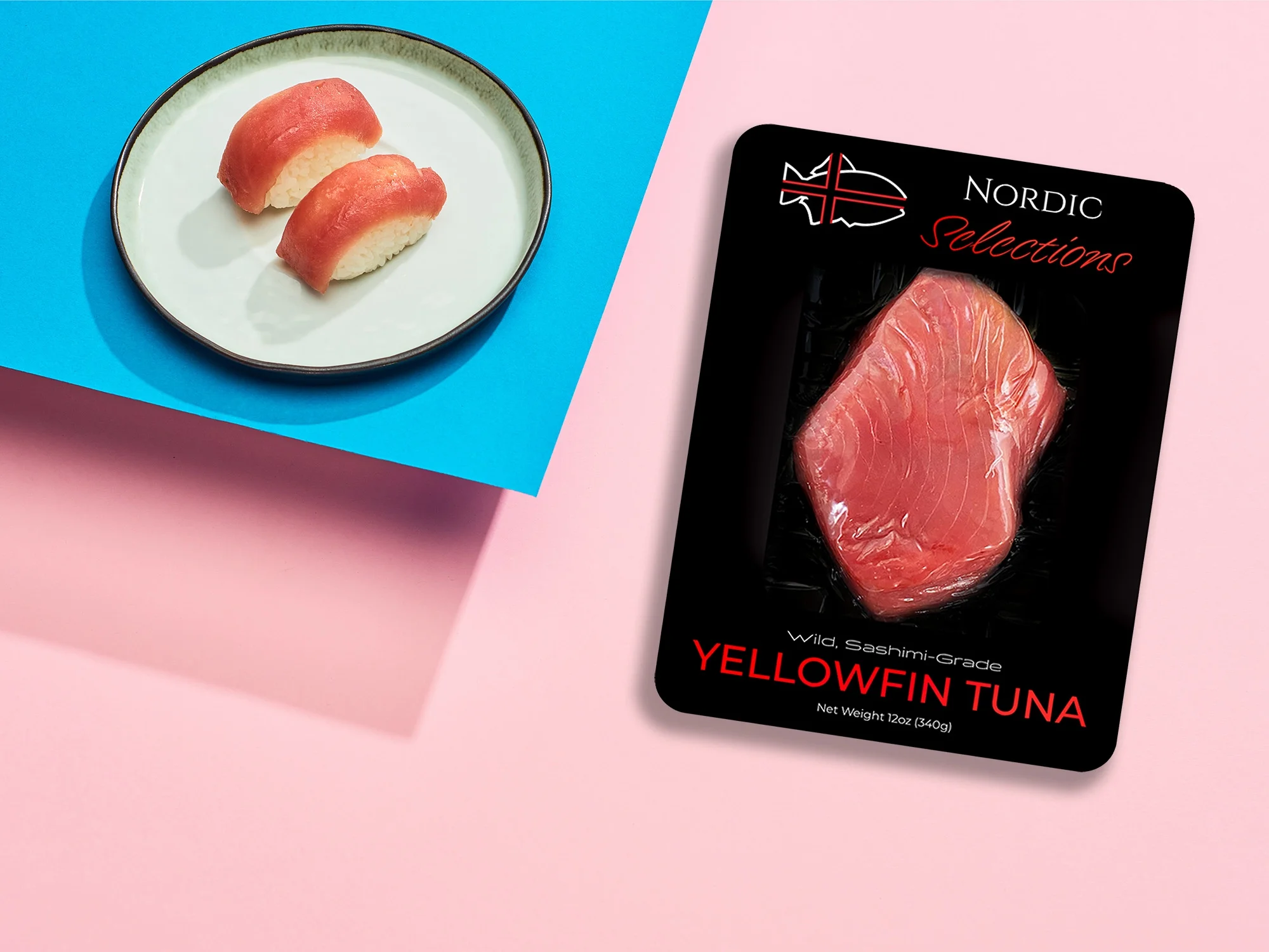 Yellowfin Tuna (Ahi) Steaks - Grade #1, Wild Caught (12oz portion)