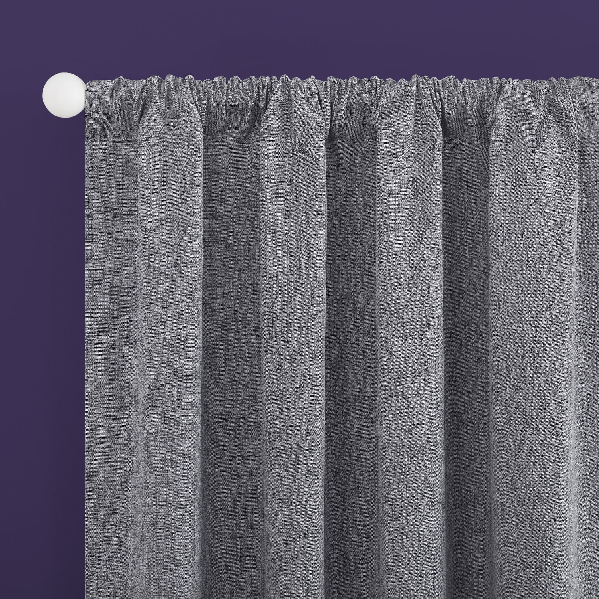 Sun Zero Jules 100% Blackout Rod Pocket 40