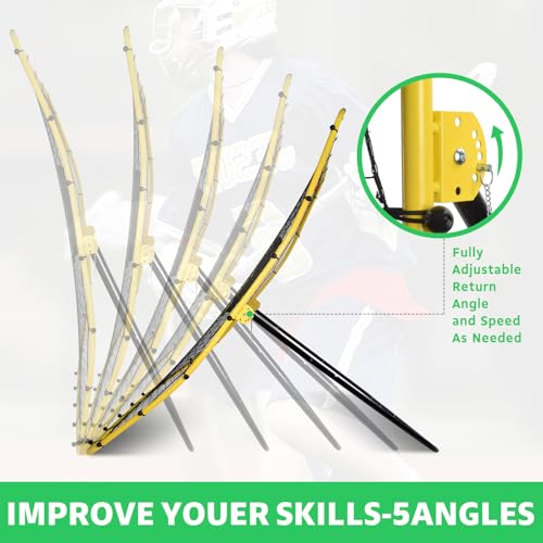 Eastgoing Baseball and Softball Rebounder Net,Baseball Pitching Net with Pitching Target,Multi-Angle Bounce Back Net for Volleyball Rebounder, Soccer Rebounder