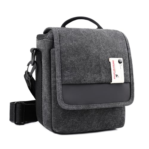 Besnfoto Camera Bag Small DSLR Camera Shoulder Bag for Photographer Waterproof Messenger Bag Crossbody Case Compatible with Canon Sony Nikon