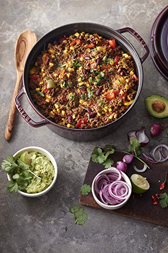 Staub 5.5 Quart Round Cocotte, Basil